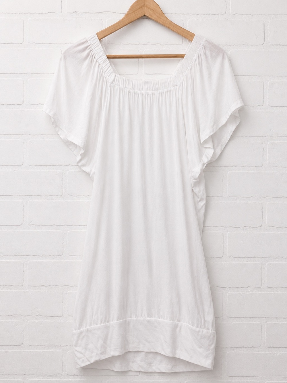 Dkny Cover up sweater woven white top jersey Over size white lousse  shirt tunic